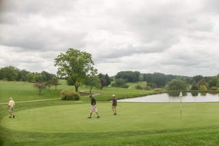 Golfing