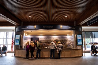 National Park Service Information Desk, Gettysburg National Military Park Museum & Visitor Center