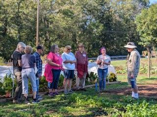 York County Master Gardeners at the Demonstration Garden
