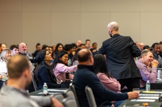 Annual Kickoff, Stage Entertainment, Keynote Message, and Team Building Exercise