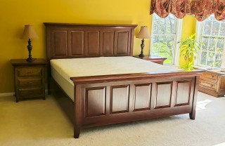Mission Raised Panel Bed