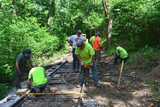 Volunteers at work